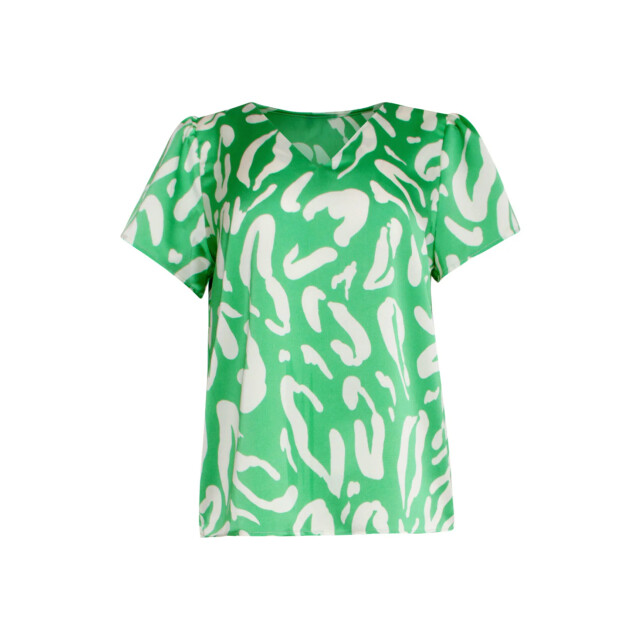 Smashed Lemon 25083 satin top met te animal print | 8720331324454 large