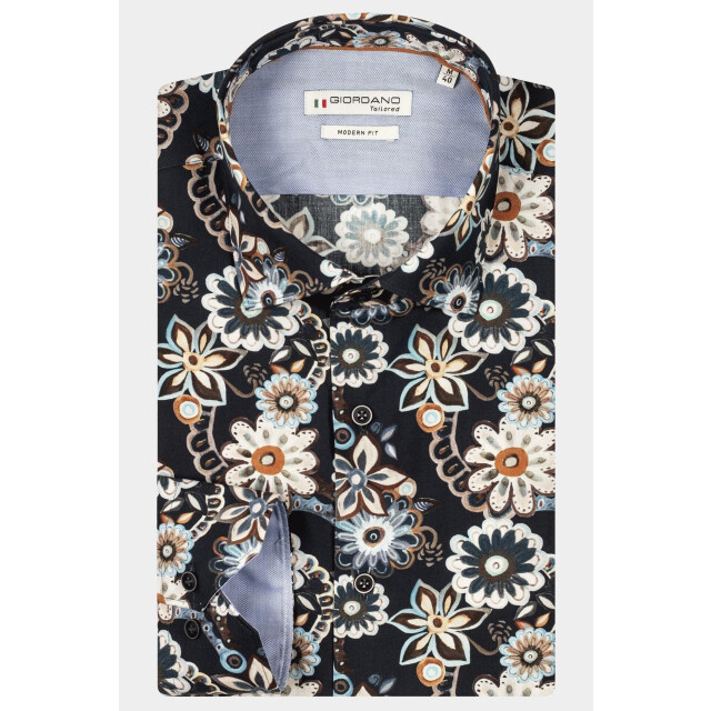 Giordano Casual hemd lange mouw maggiore, ls semi cutaway bi 427818/60 186260 large