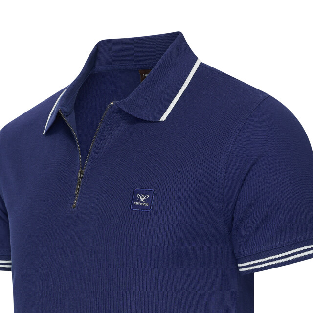 Cappuccino Italia Polo zip polo torino cap-torino-nvy-L large