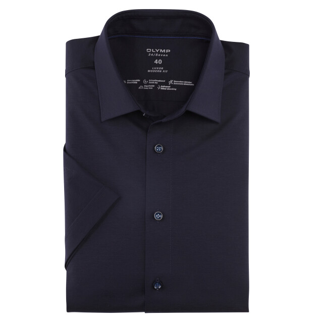 Olymp Luxor business overhemd donker 074112-001-39 large