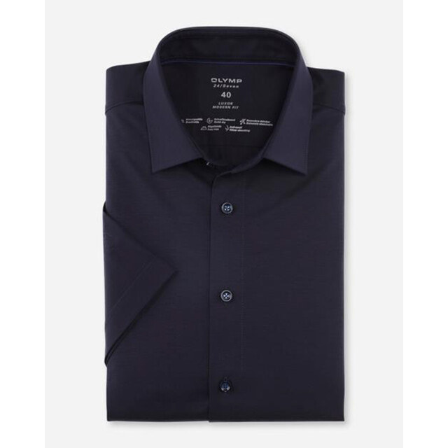 Olymp Luxor business overhemd donker 074112-001-39 large