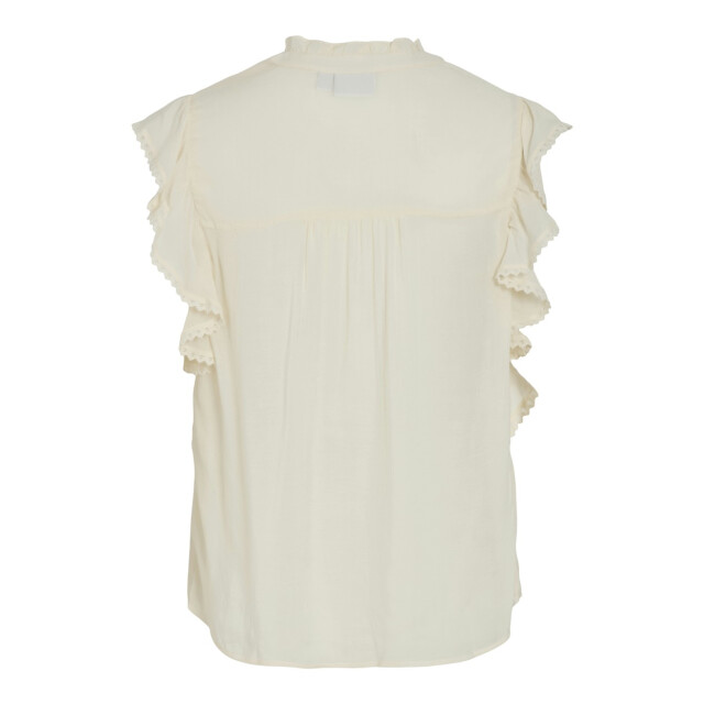 Vila Vivillas v-neck cp top ecru 4349.03.0002 large