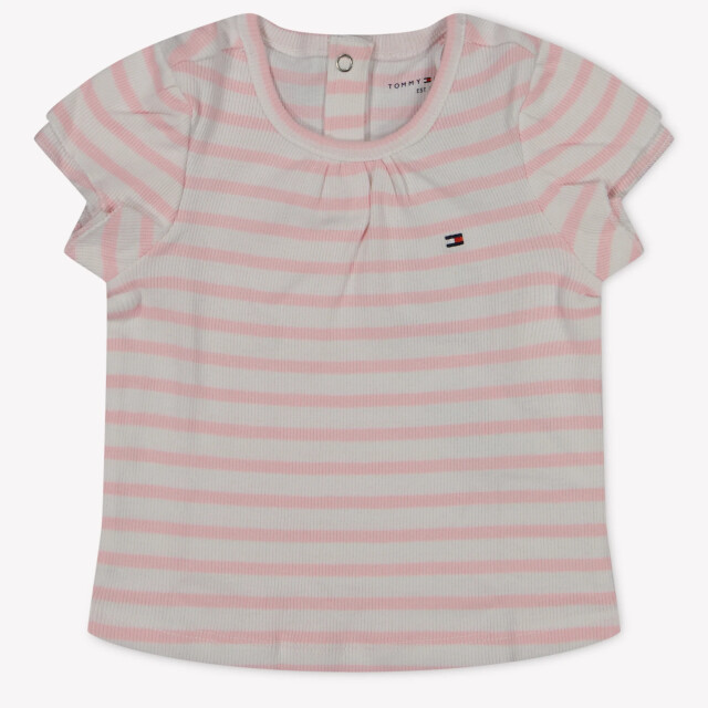 Tommy Hilfiger Baby meisjes t-shirt in wit 2016604031591 large
