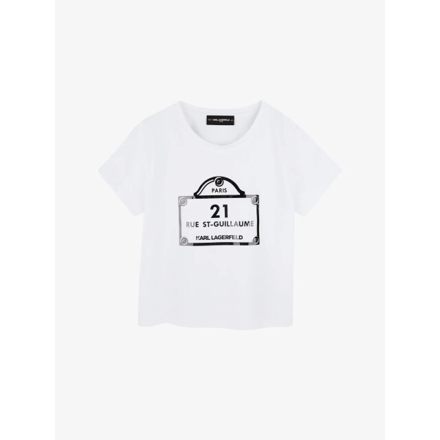 Karl Lagerfeld Meisjes t-shirt Z30486-10P large