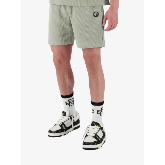 Black Bananas Heren short monogram waffle 1-125-5-20-8 large