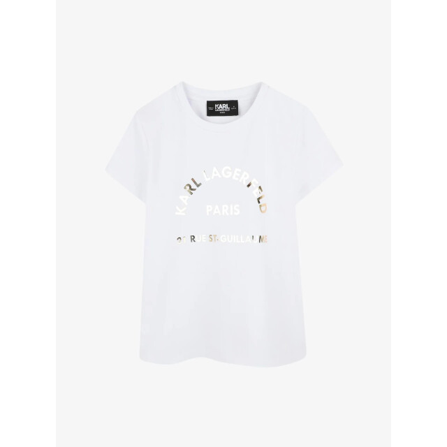 Karl Lagerfeld Meisjes t-shirt Z30447-10P large