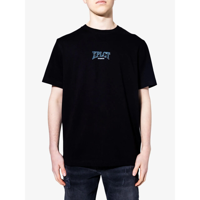 XPLCT Studios Heren t-shirt stitch zwart XPL-2502-04-19 large