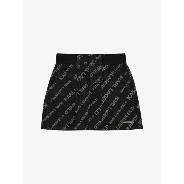 Karl Lagerfeld Meisjes spijkerrok denim grey Z30541-Z20 large