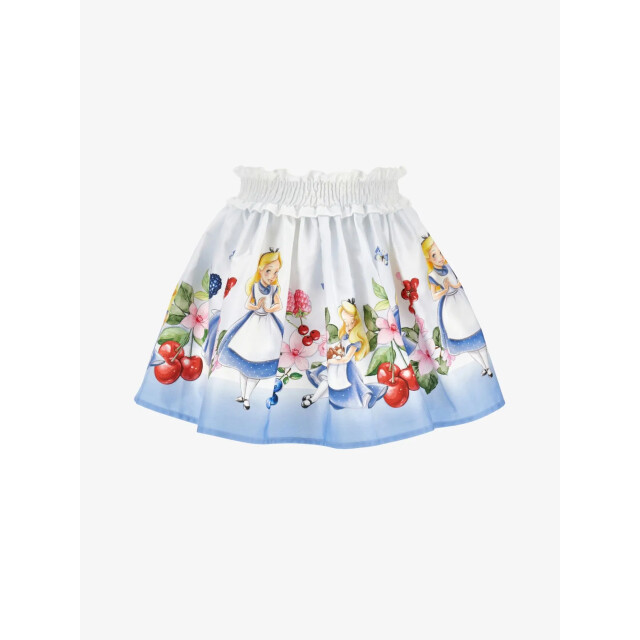 Monnalisa Meisjes rok bianco celeste 11E707-5665-9958 large Monnalisa Meisjes rok bianco celeste 11E707-5665-9958 large