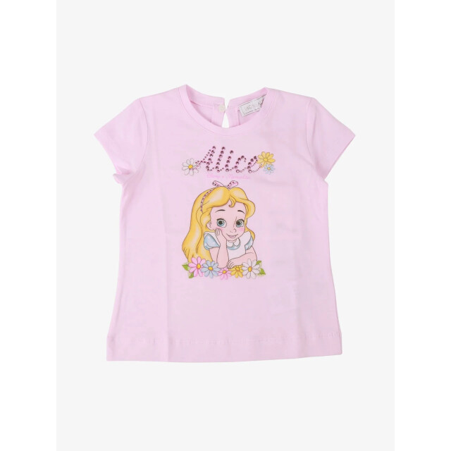 Monnalisa Meisjes t-shirt alice 39E610-5002-0090 large Monnalisa Meisjes t-shirt alice 39E610-5002-0090 large