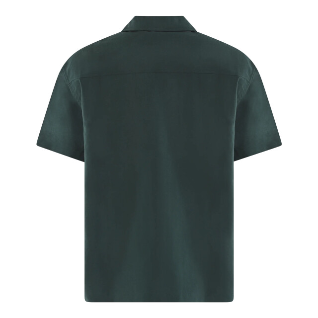 Olaf Hussein Heren linen camp shirt M200301-Green large