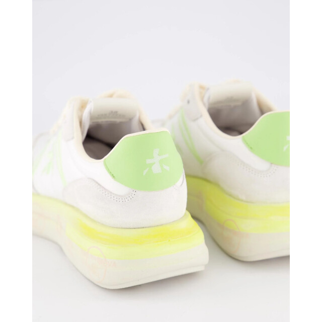 Premiata Dames cassie sneaker /lime VAR 7384-WHITE LIME large