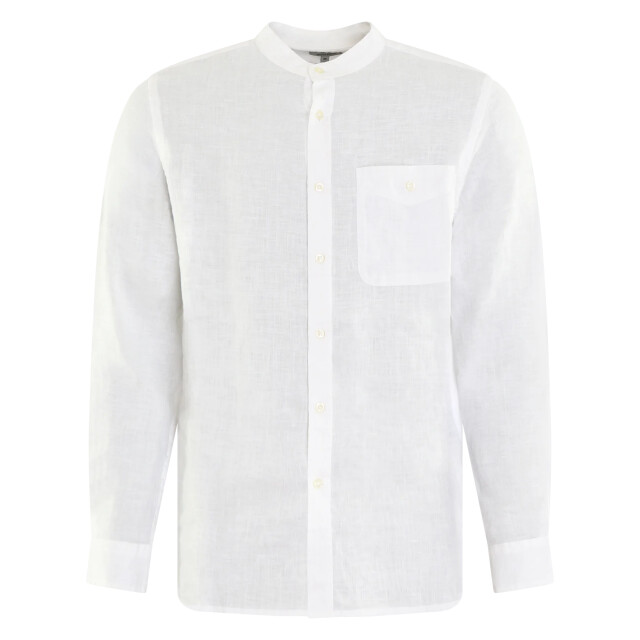 Woolrich Heren band collar linen shirt CFWOSI0105MRUT3372-8041 large