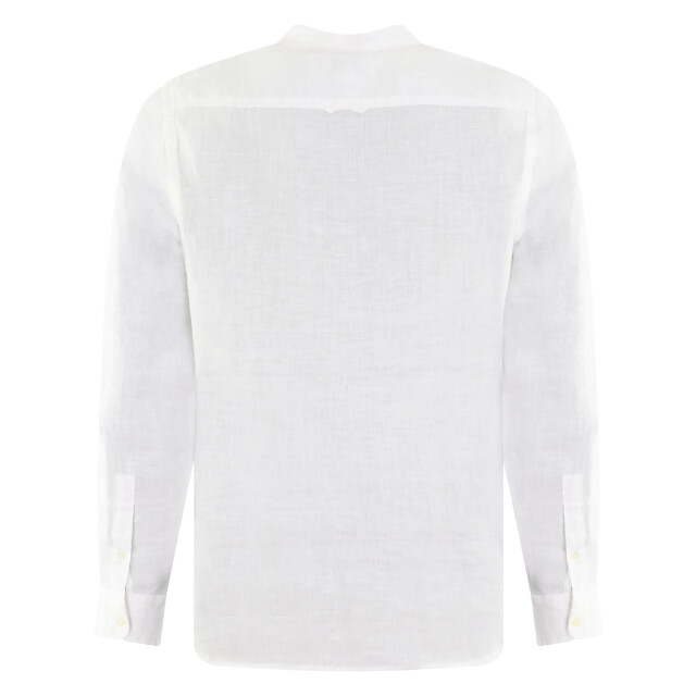 Woolrich Heren band collar linen shirt CFWOSI0105MRUT3372-8041 large