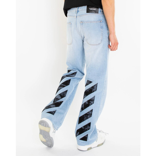 Off White Heren fresco diag relaxed jeans blau OMYA18JS25DEN001-4600 large