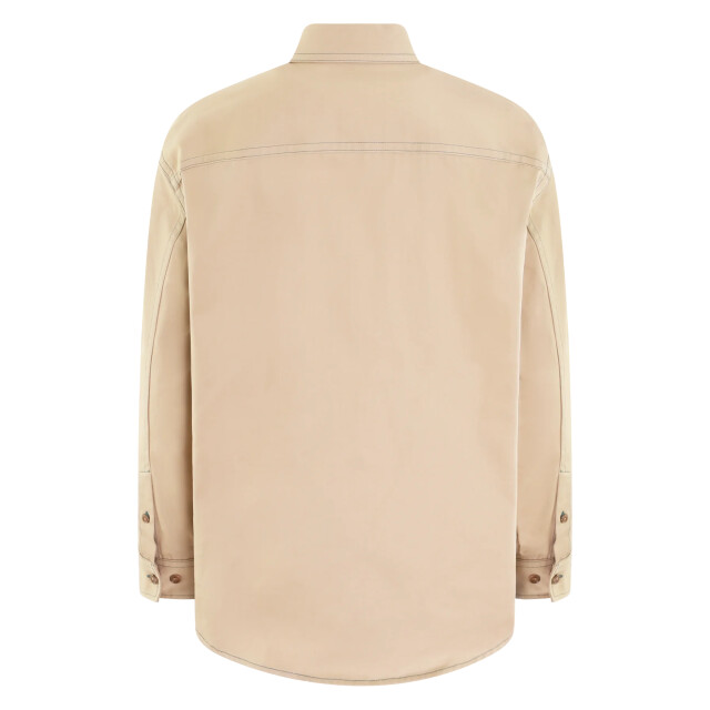Off White Heren stitch cotgab milit overshir OMES017S25FAB001-6157 large