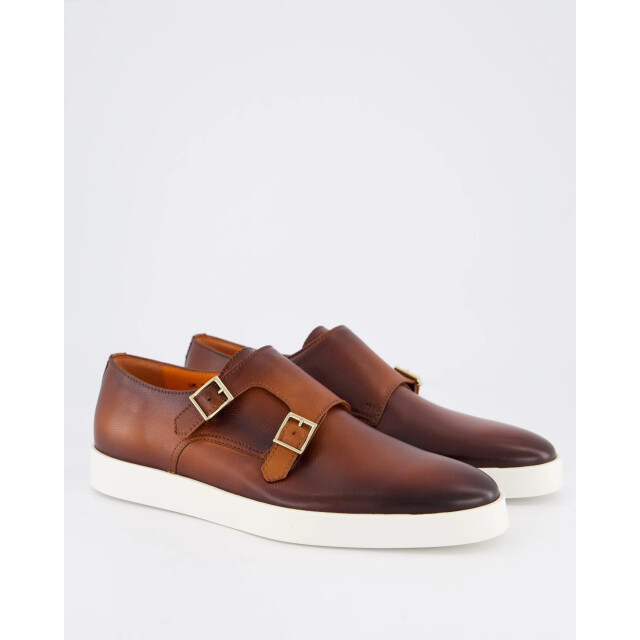 Santoni Heren bankable loafer beige MGAI17832PANB-USHM68 large