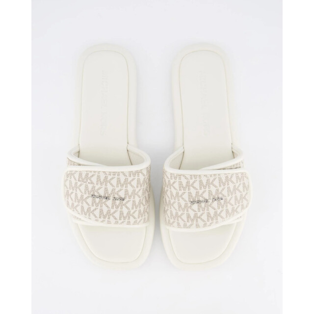 Michael Kors Dames suki flat slipper /vanillia 40S5SKFA1B-Vanilla large