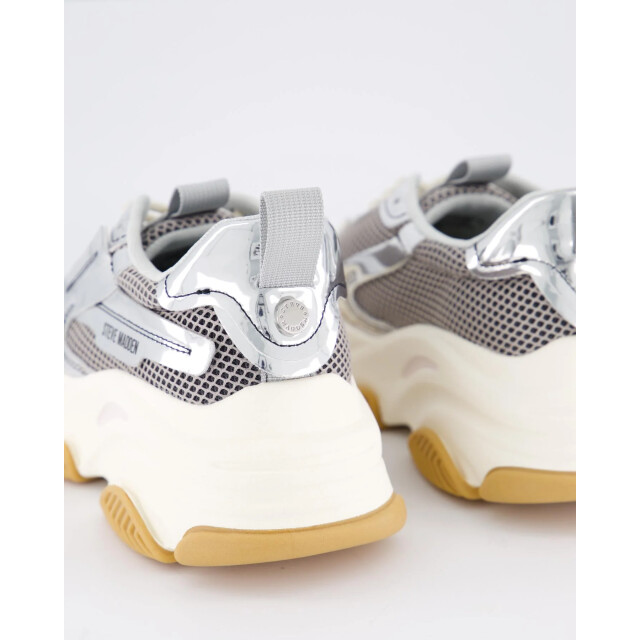Steve Madden Dames possession-e sneaker SM19000033-Silver/Black large