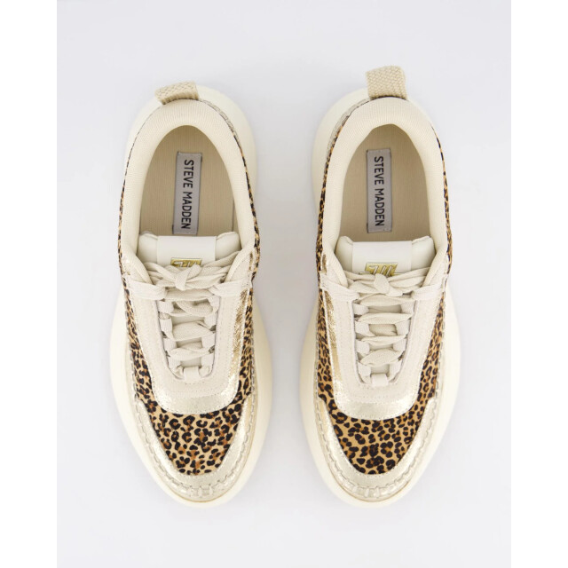 Steve Madden Dames doubletake sneaker glam/leo SM11003558-Glam Leop large