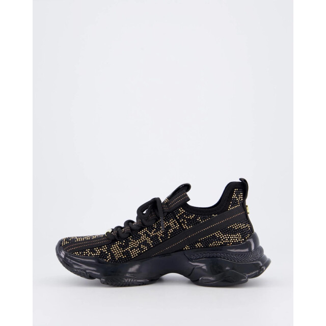 Steve Madden Dames maxilla-s sneaker SM11003512-Black/Gold large