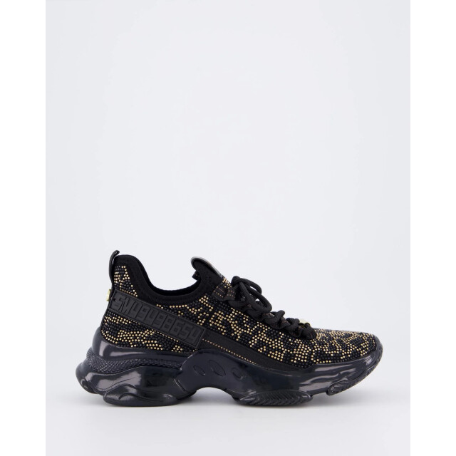 Steve Madden Dames maxilla-s sneaker SM11003512-Black/Gold large