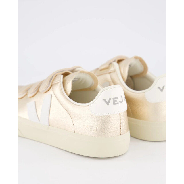 Veja Dames recife sneaker leer goud RC0502418-Platine-White large
