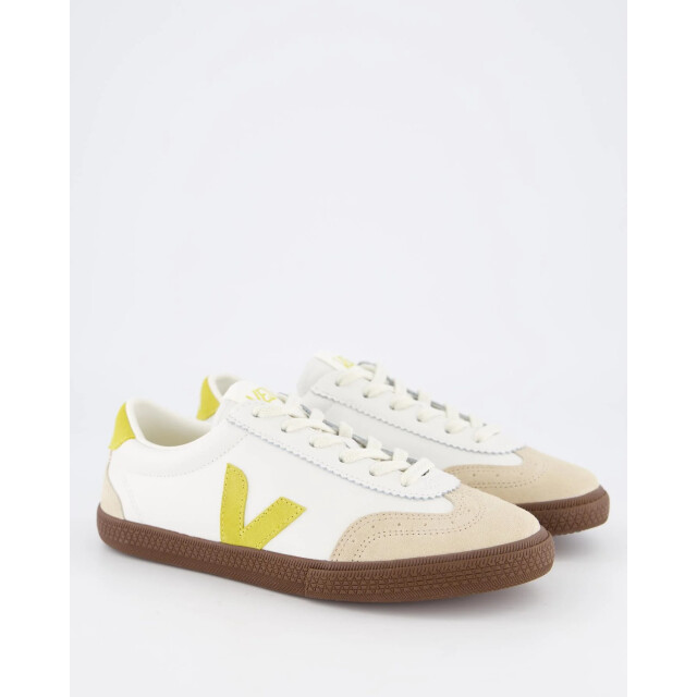 Veja Dames volley sneaker /geel VO2020504-White large