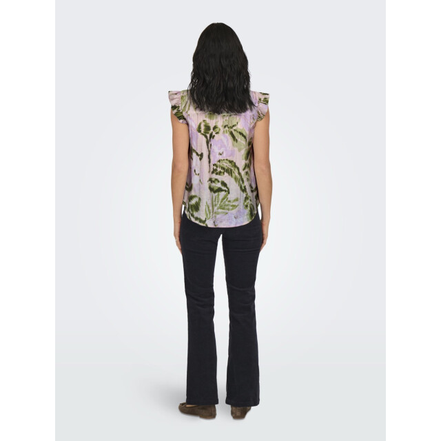 Jacqueline de Yong Jdybilly sl frill top wvn dessin 4382.59.0007 large Jacqueline de Yong Jdybilly sl frill top wvn dessin 4382.59.0007 large