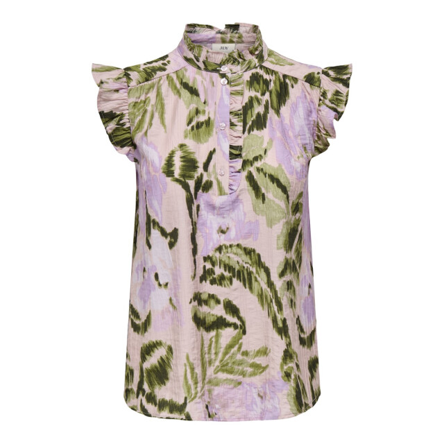 Jacqueline de Yong Jdybilly sl frill top wvn dessin 4382.59.0007 large Jacqueline de Yong Jdybilly sl frill top wvn dessin 4382.59.0007 large