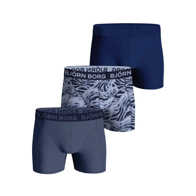Björn Borg Björn borg cotton stretch boxershorts 3-pack – navy, blauw & print 10003372-MP012 large Björn Borg Björn borg cotton stretch boxershorts 3-pack – navy, blauw & print 10003372-MP012 large