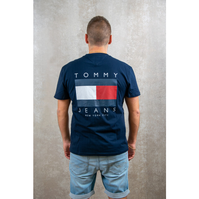 Tommy Hilfiger Tjm reg flag graph bckprnt t ext 100.30.1267 large