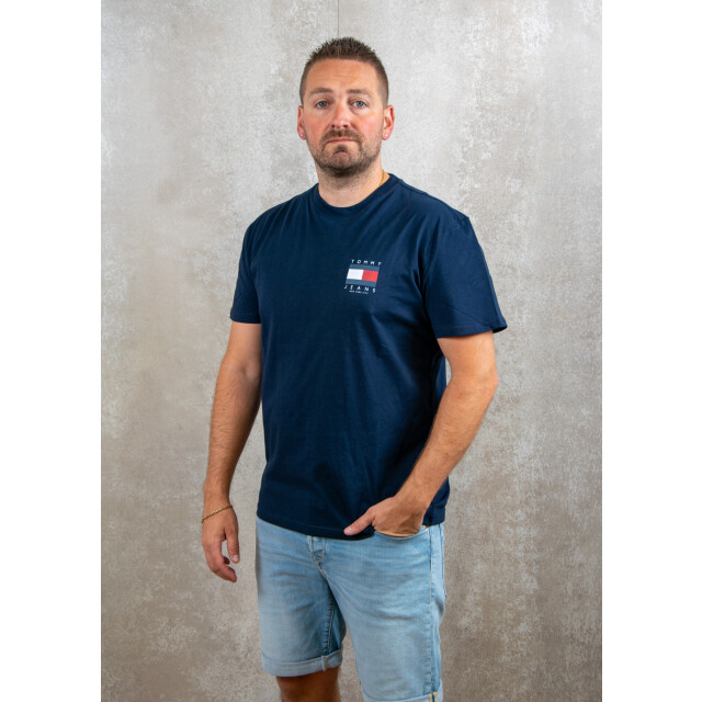 Tommy Hilfiger Tjm reg flag graph bckprnt t ext 100.30.1267 large