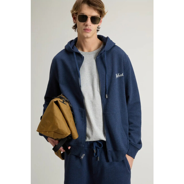Woolrich Mouline full zip hoodie melton 158012051 large