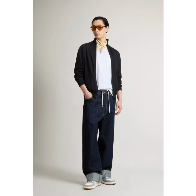Woolrich Full zip cotton cardigan melton 158011996 large