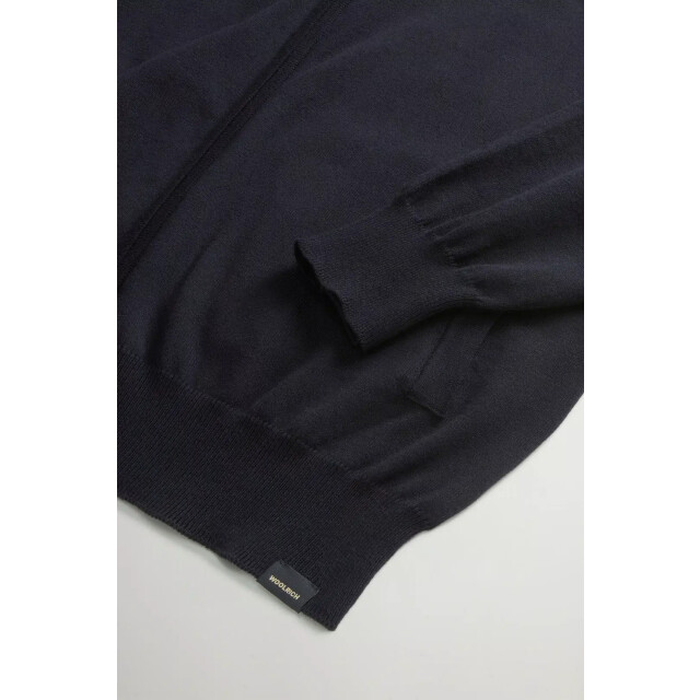 Woolrich Full zip cotton cardigan melton 158011996 large