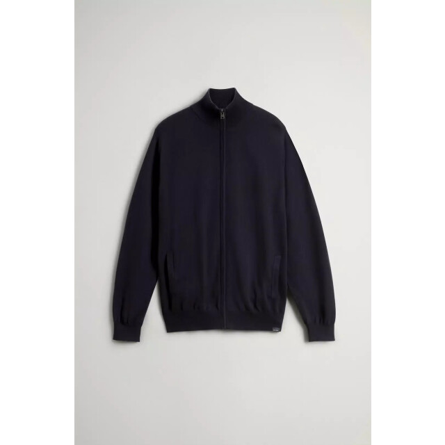 Woolrich Full zip cotton cardigan melton 158011996 large