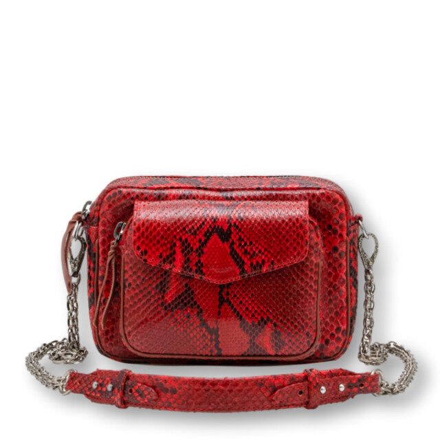 Claris Virot Charly bag python Charly bag python large