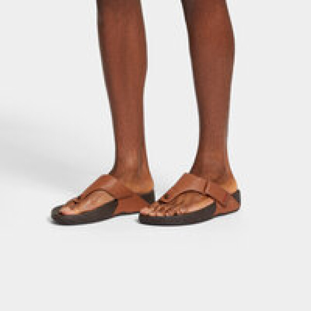 FitFlop Fitflop™ trakk™ ii dark tan FitFlop Trakk II Men’s Sandals Dark Tan – Ultimate Comfort large