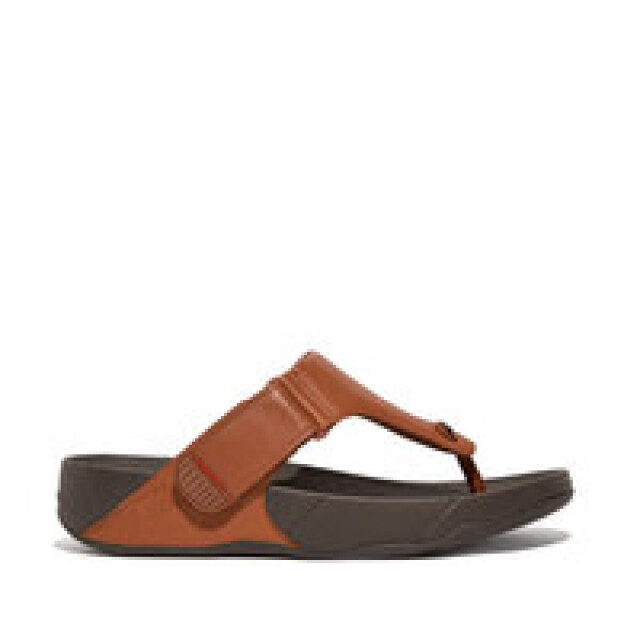 FitFlop Fitflop™ trakk™ ii dark tan FitFlop Trakk II Men’s Sandals Dark Tan – Ultimate Comfort large