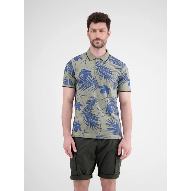 Lerros Heren polo 2563265 633 tinted grey Lerros Polo 2563265 633TintedGrey large