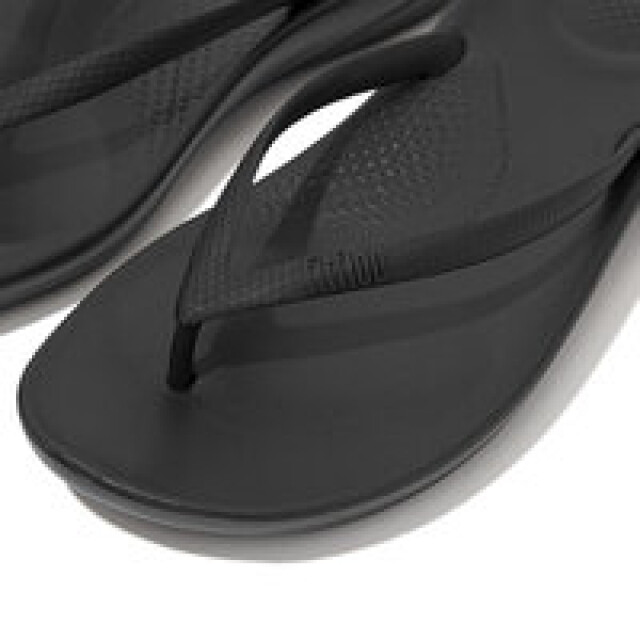 FitFlop Slippers dames iqushion ergonomic FitFlop iQushion Slippers Zwart – Ergonomische Steun & Ultiem Comfort large