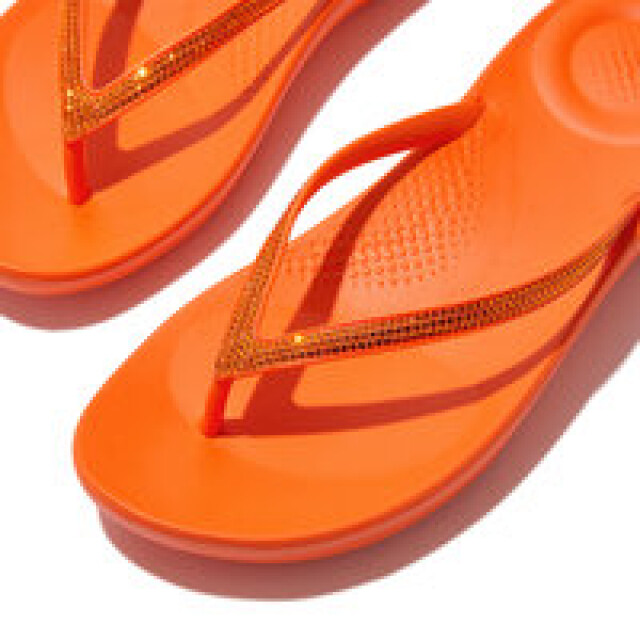 FitFlop Fitflop iqushion tm slippers dames oranje FitFlop Iqushion TM Slippers Dames Oranje large