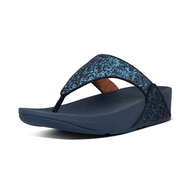 FitFlop Fitflop™ lulu glitter toe-thongs pu navy FitFlop™ Lulu Glitter Toe-Thongs PU Navy large