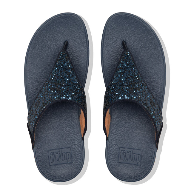 FitFlop Fitflop™ lulu glitter toe-thongs pu navy FitFlop™ Lulu Glitter Toe-Thongs PU Navy large