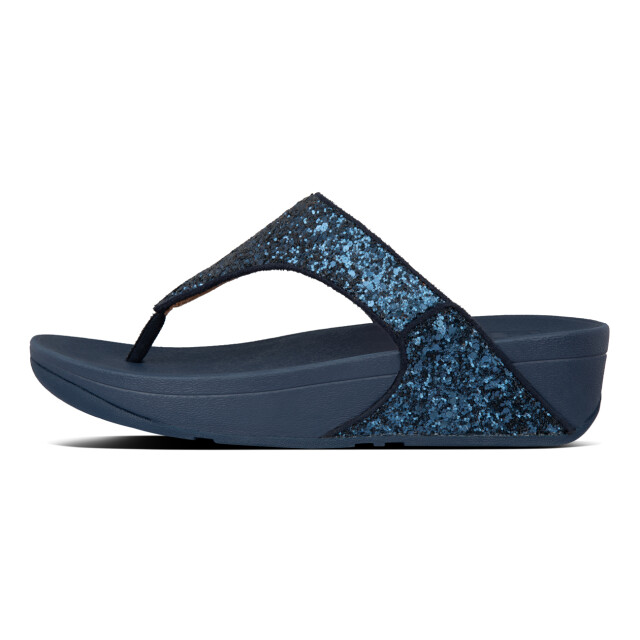 FitFlop Fitflop™ lulu glitter toe-thongs pu navy FitFlop™ Lulu Glitter Toe-Thongs PU Navy large