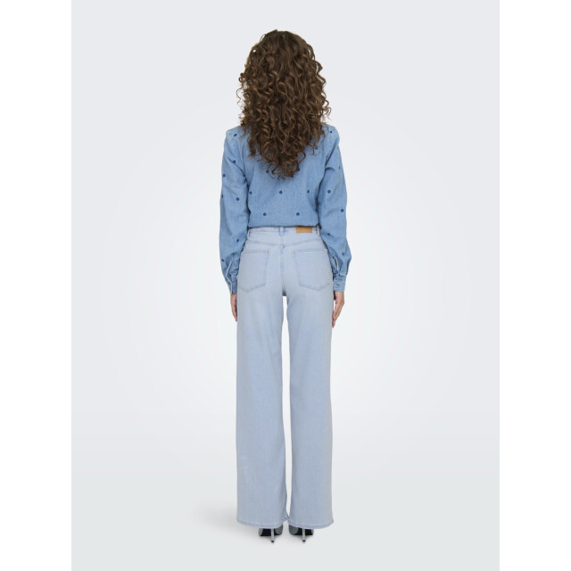 Only Onlmadison blush hw wide dnm cro495 blue denim 4106.35.0067 large