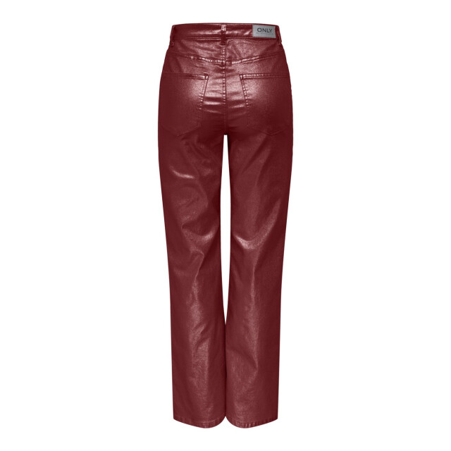 Only Onljuicy-viv hw w metal coated pant bordeaux 4109.47.0001 large