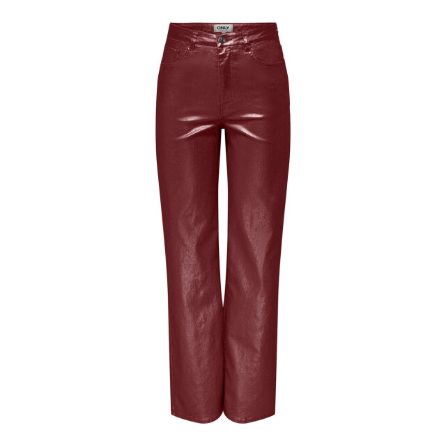 Only Onljuicy-viv hw w metal coated pant bordeaux 4109.47.0001 large