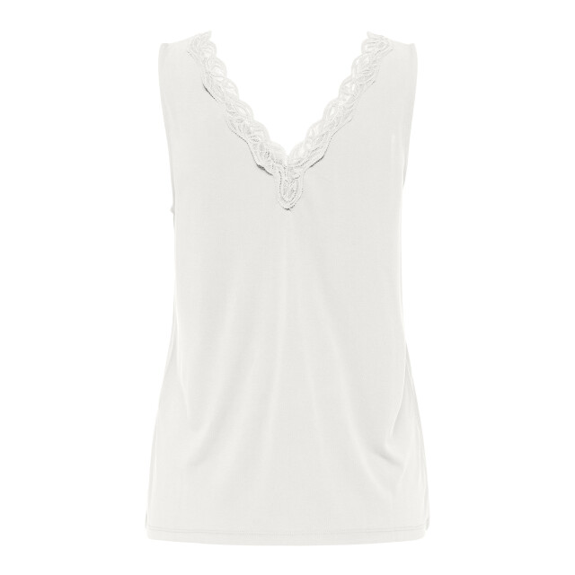 Only Onlfree life sl v-neck lace mix top jrs off-white 4349.02.0021 large